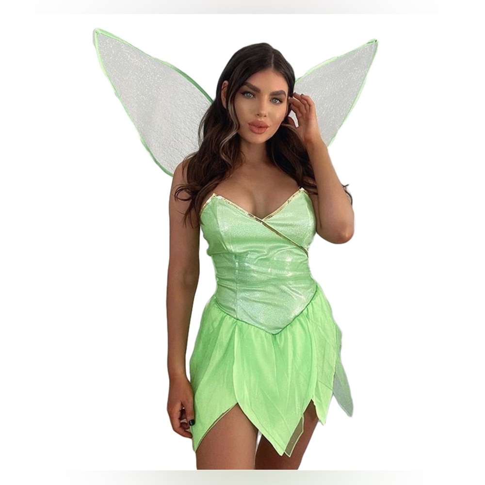 Women’s Adult Fairy Tinker Bell Deluxe Costume